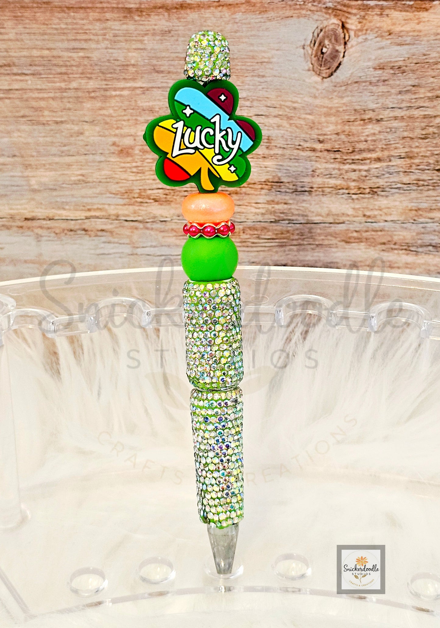 Blingy St. Patrick's Day Pens