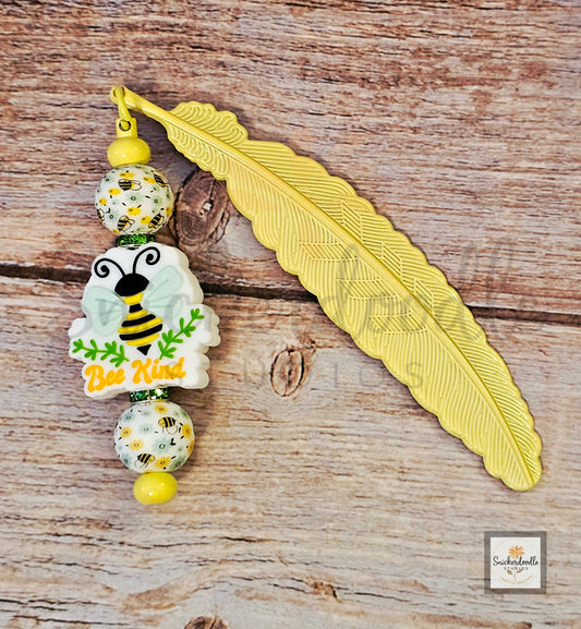 Been Kind Metal Feather Bookmark