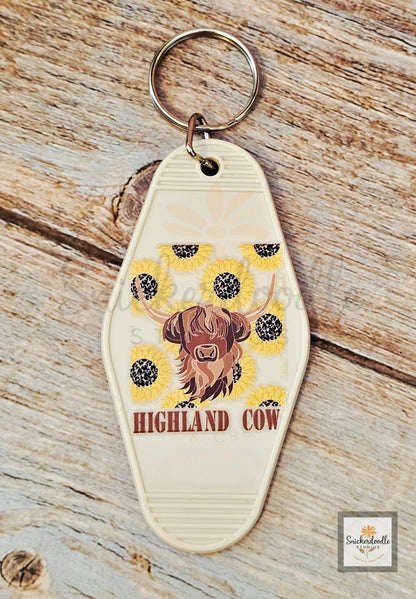 Cow-themed Motel Keychains #3