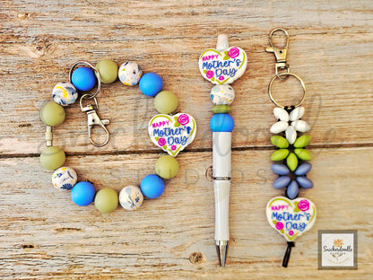Wristlet, Pen & Keychain Sets