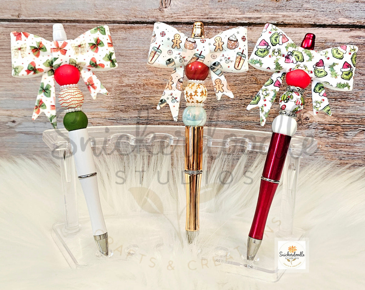 Christmas Bowtique Pens-Regular Base