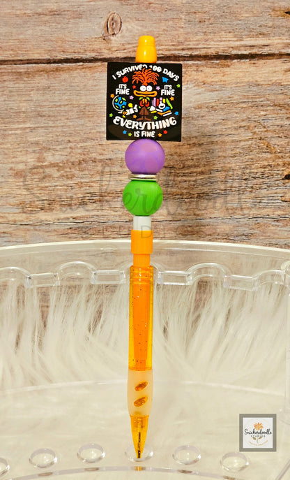 100 Days of School Pencils