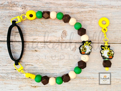 Gnome Tumbler Strap & Straw Charm