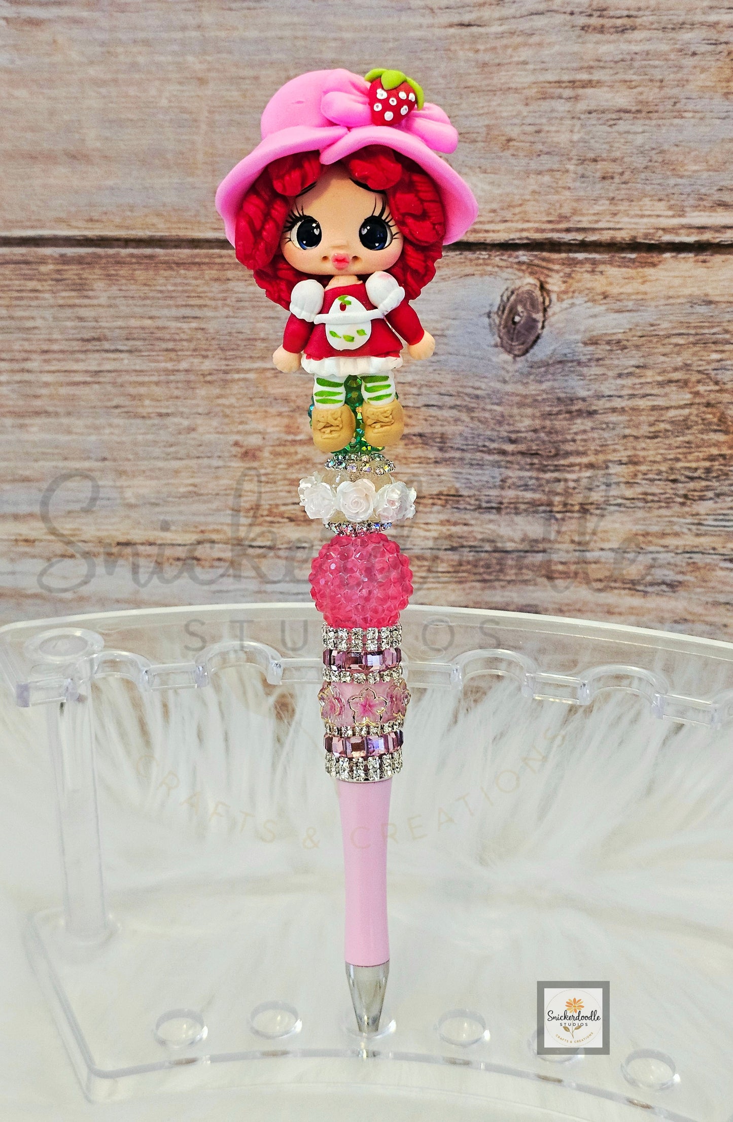 Strawberry Girl Claydoll Pen