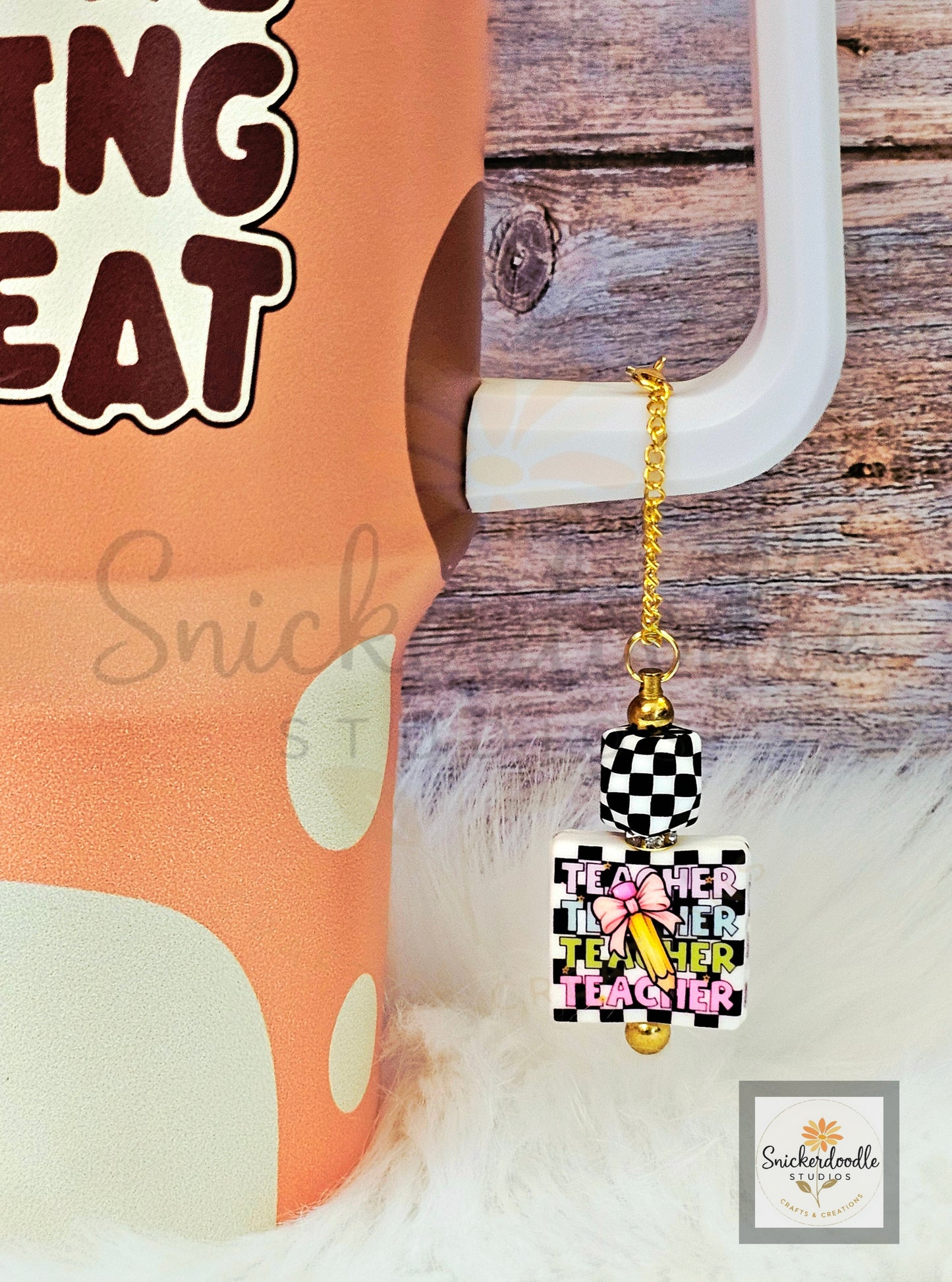 Teacher Cup Charms