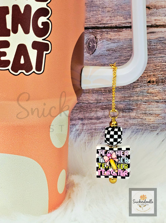 Teacher Cup Charms