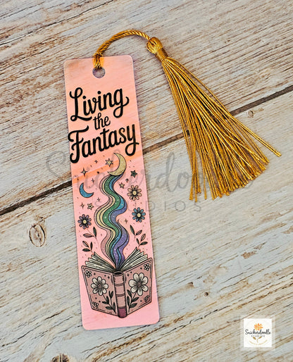 Iridescent Rectangular Acrylic Bookmarks