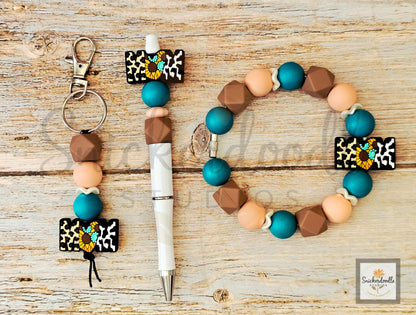 Wristlet, Pen & Keychain Sets