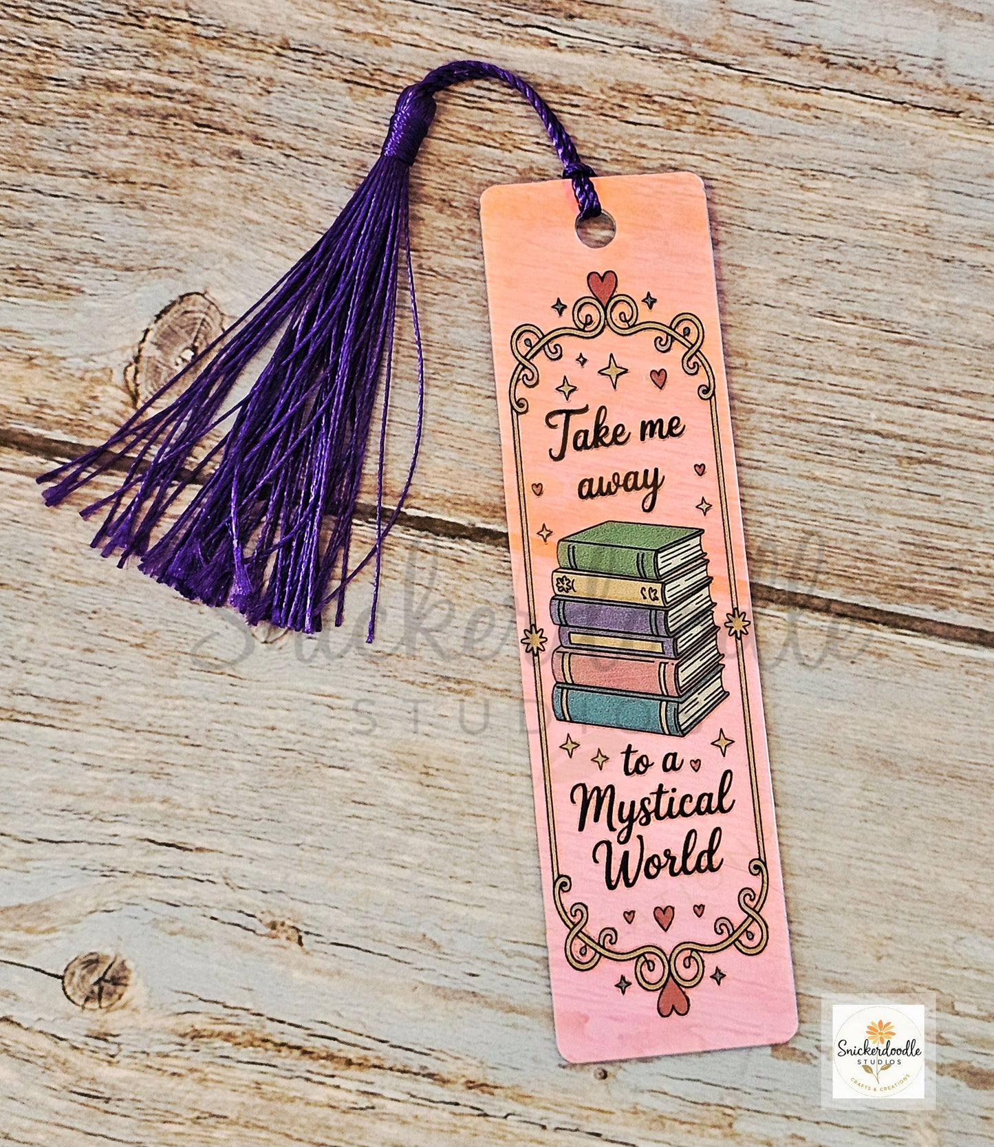 Iridescent Rectangular Acrylic Bookmarks