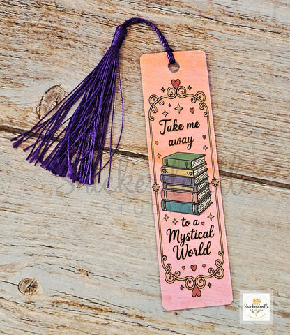 Iridescent Rectangular Acrylic Bookmarks