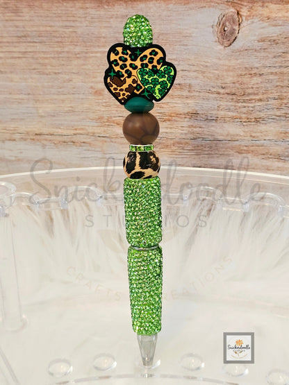 Blingy St. Patrick's Day Pens
