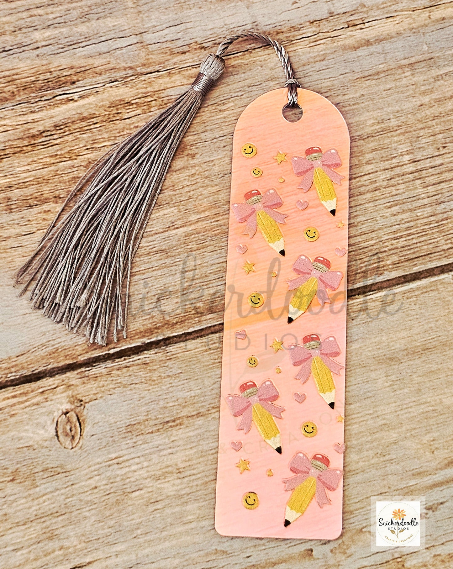 Iridescent Rounded Acrylic Bookmarks