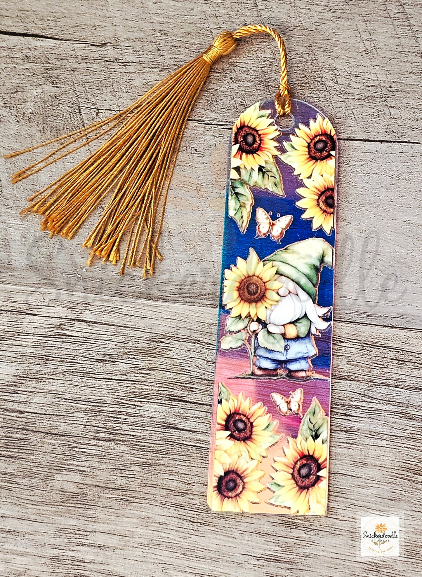 Acrylic Iridescent Gnome Bookmarks