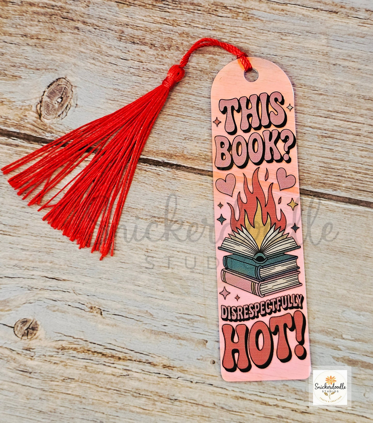 Iridescent Rounded Acrylic Bookmarks