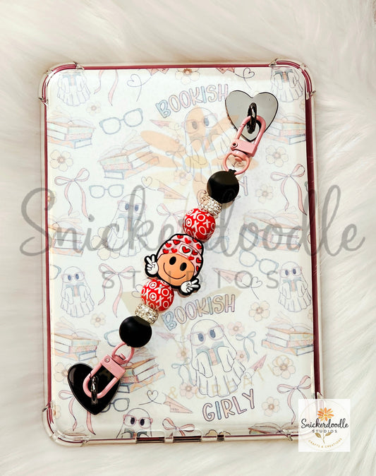 Smiley Valentine Kindle Strap