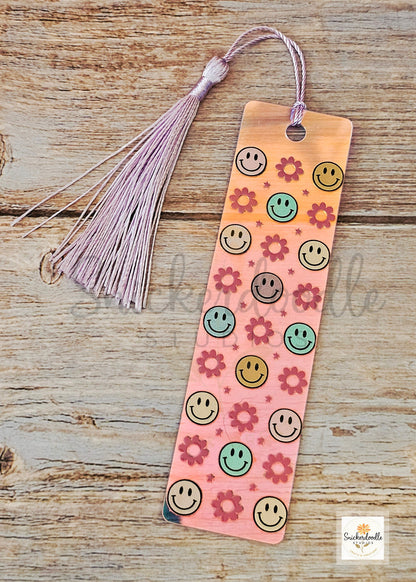 Iridescent Rectangular Acrylic Bookmarks