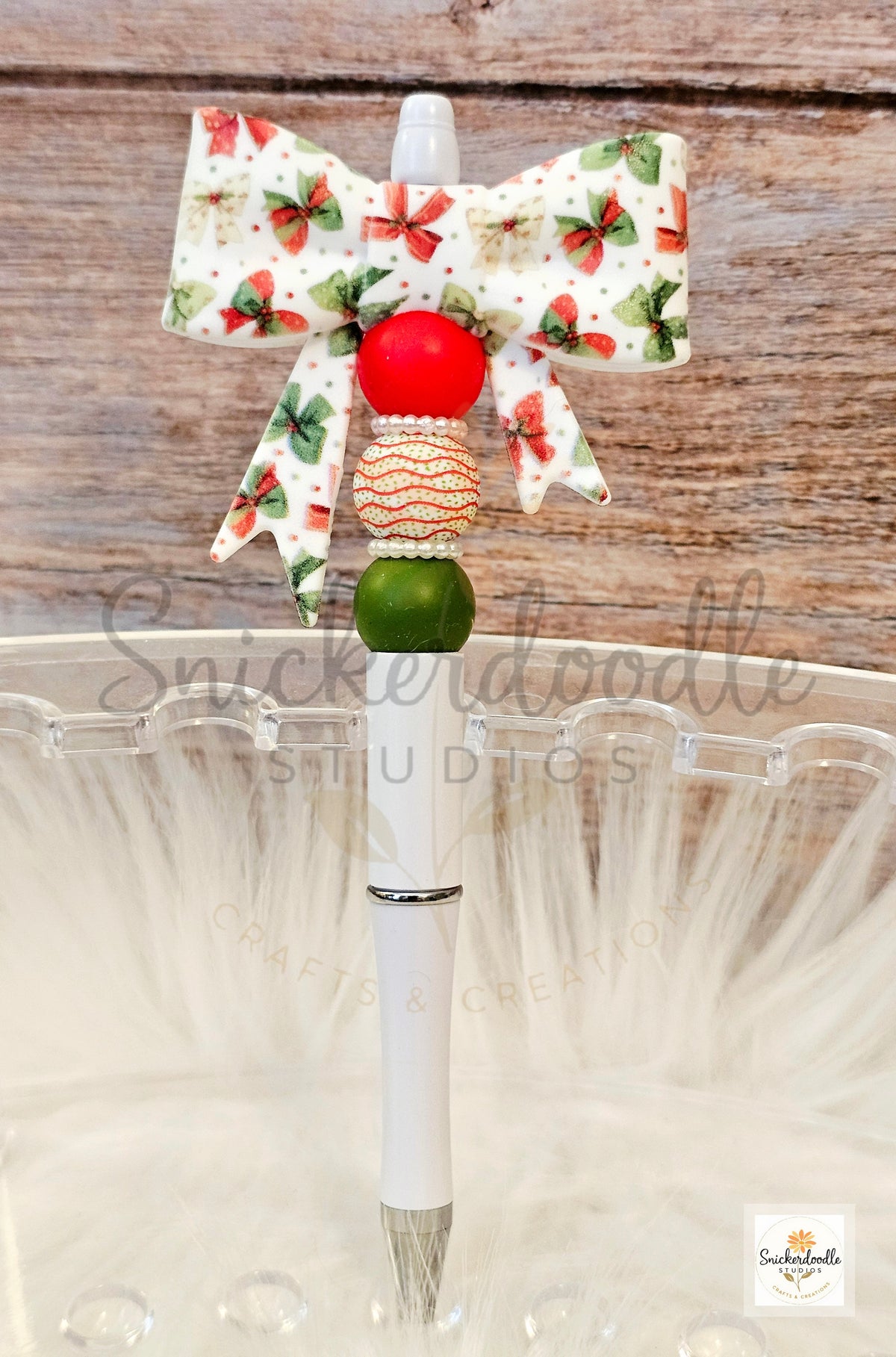 Christmas Bowtique Pens-Regular Base