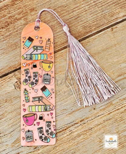 Iridescent Rounded Acrylic Bookmarks