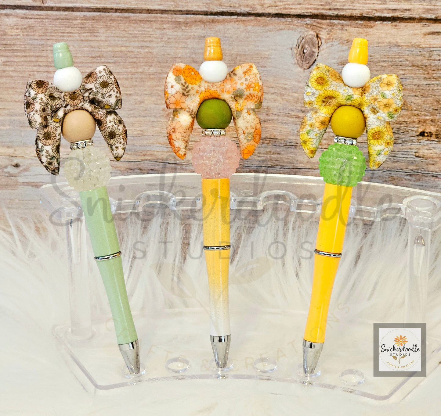Floral Bow Pens