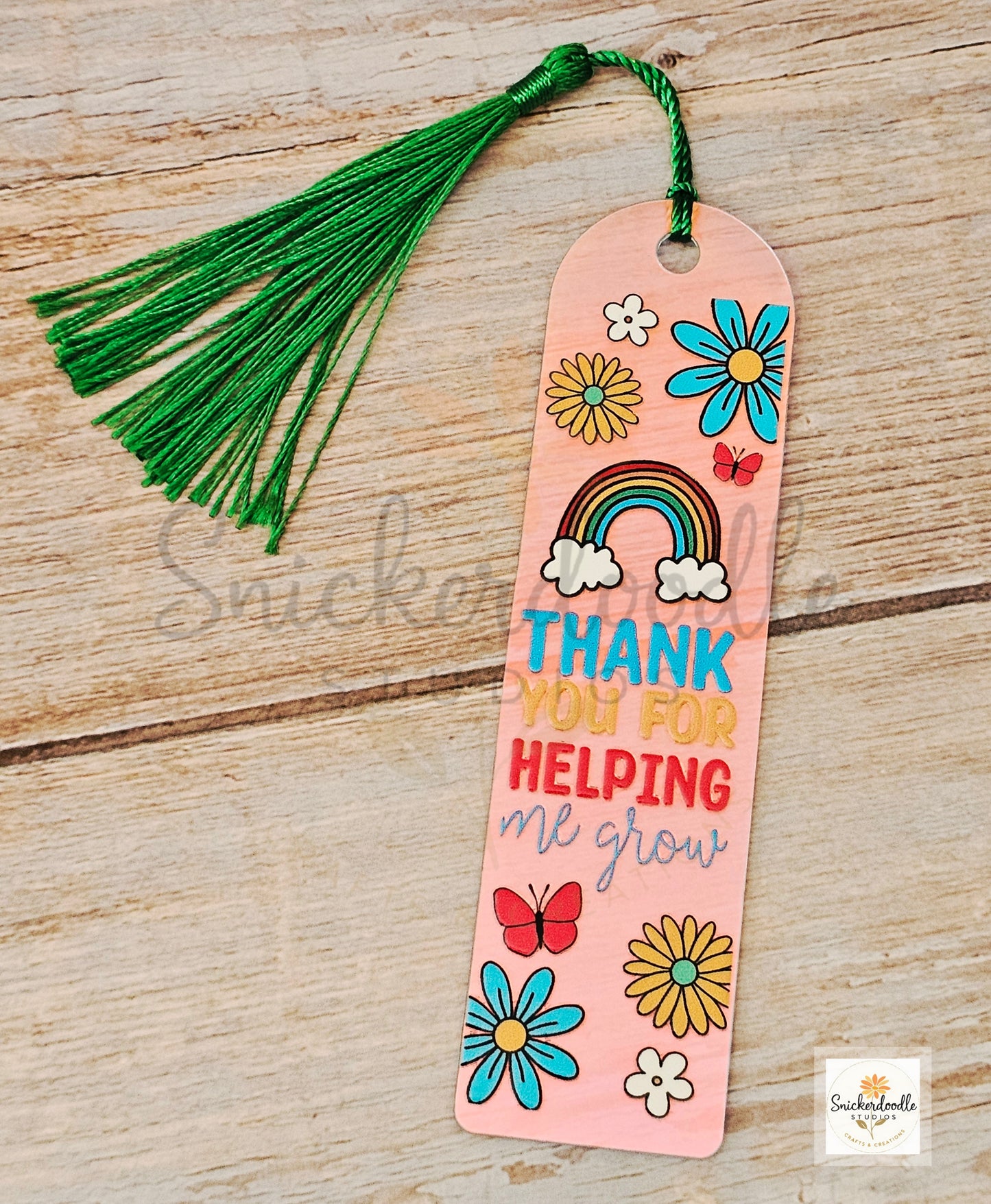 Iridescent Rounded Acrylic Bookmarks