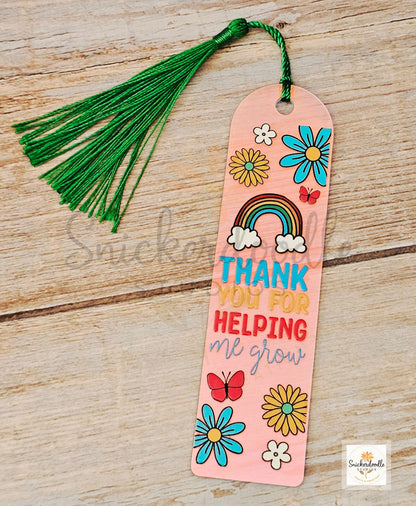 Iridescent Rounded Acrylic Bookmarks