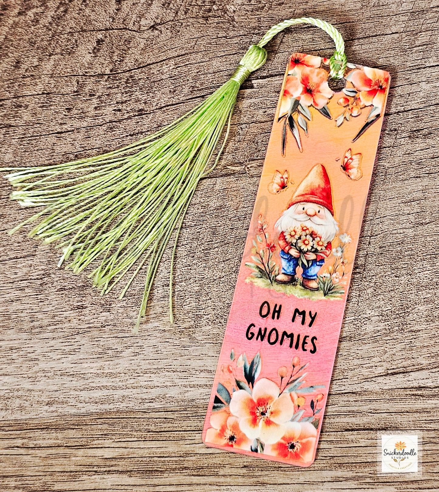 Acrylic Iridescent Gnome Bookmarks