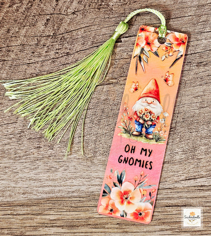 Acrylic Iridescent Gnome Bookmarks