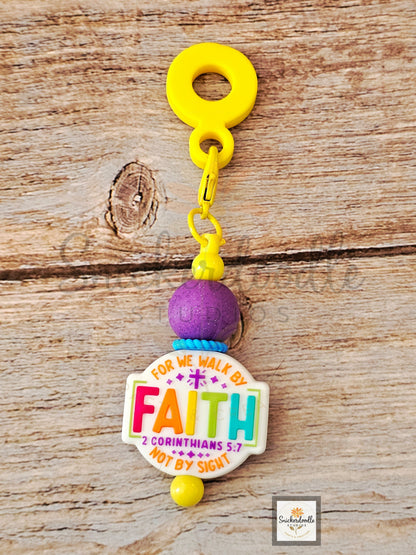 Faith/Mental Health Straw Charms