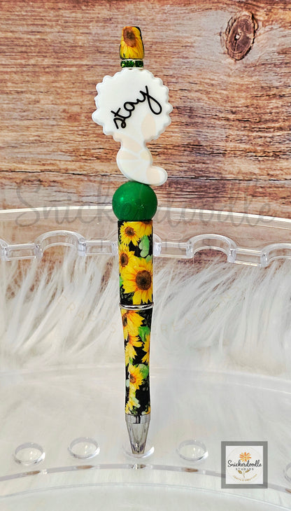 Supportive Sunflower Pens