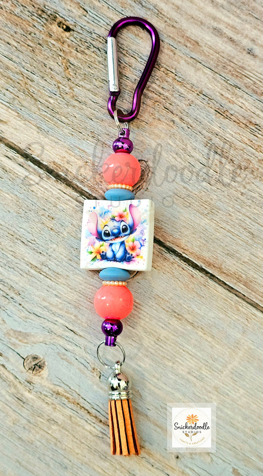Blue Alien Keychain