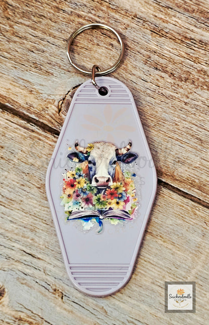 Cow-themed Motel Keychains #3
