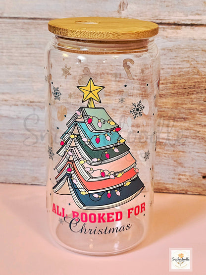 Glass Christmas Tumblers