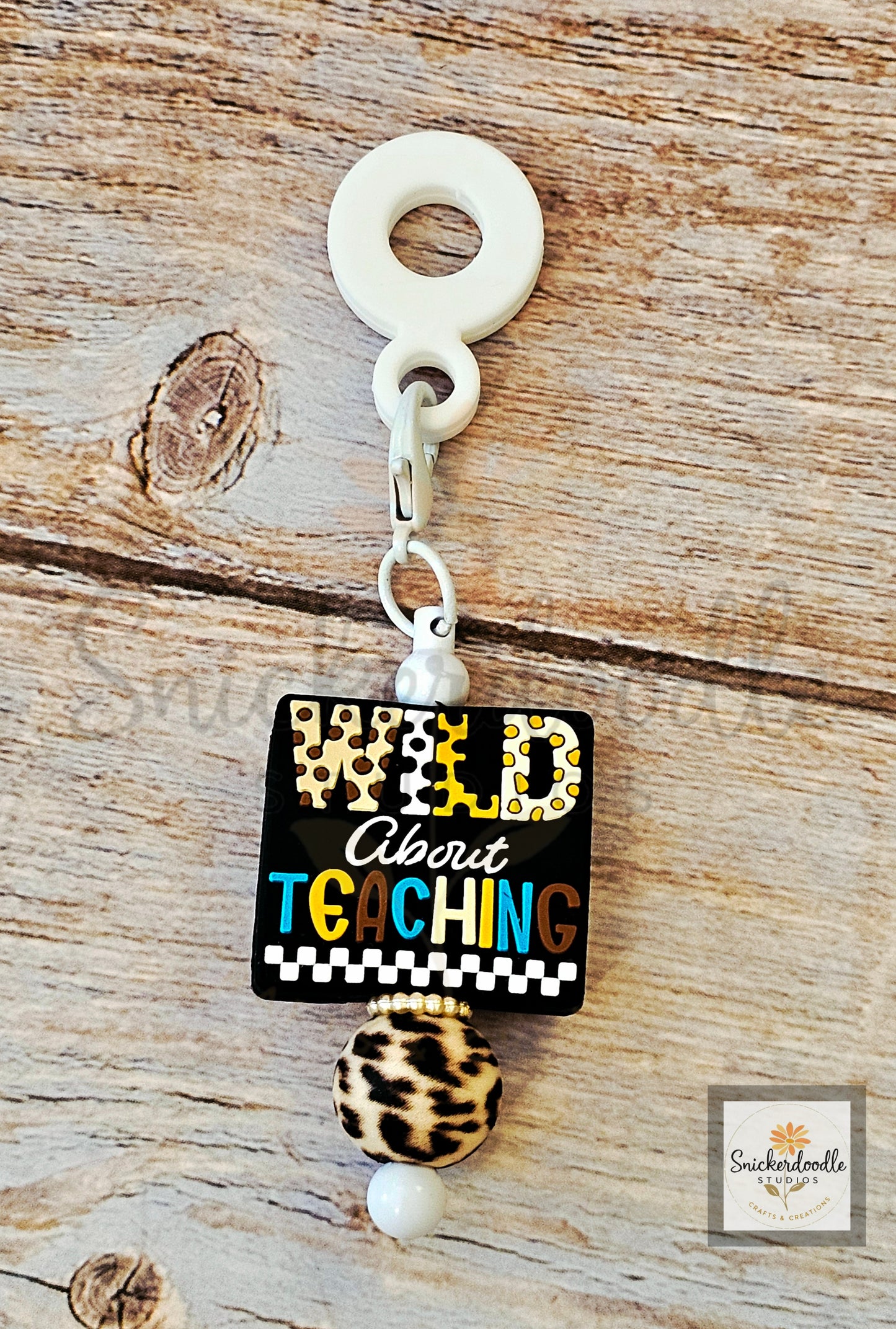 Teacher Straw Charms