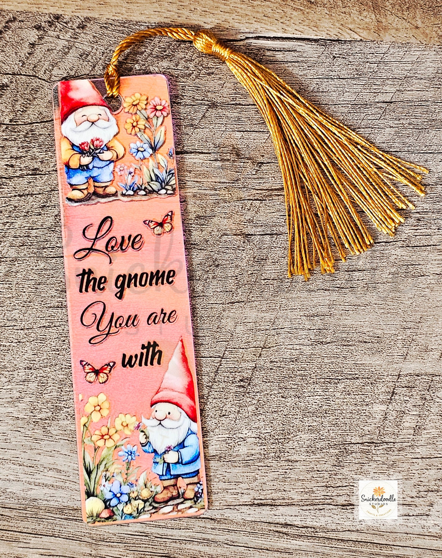 Acrylic Iridescent Gnome Bookmarks