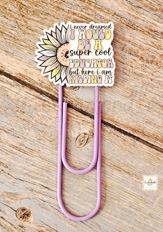 Large Paperclip Bookmarks