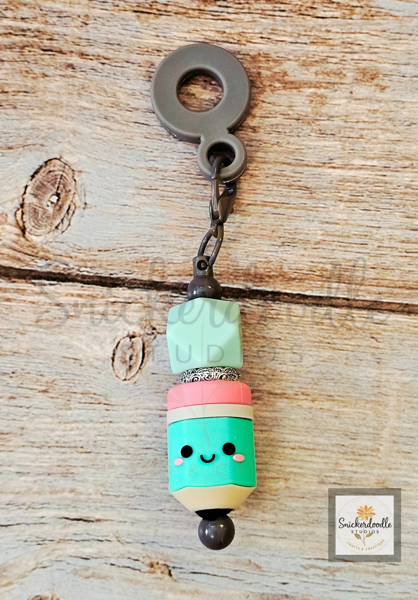 Teacher Straw Charms