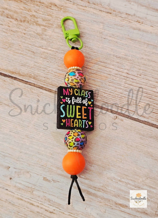 Class is Sweethearts Keychain
