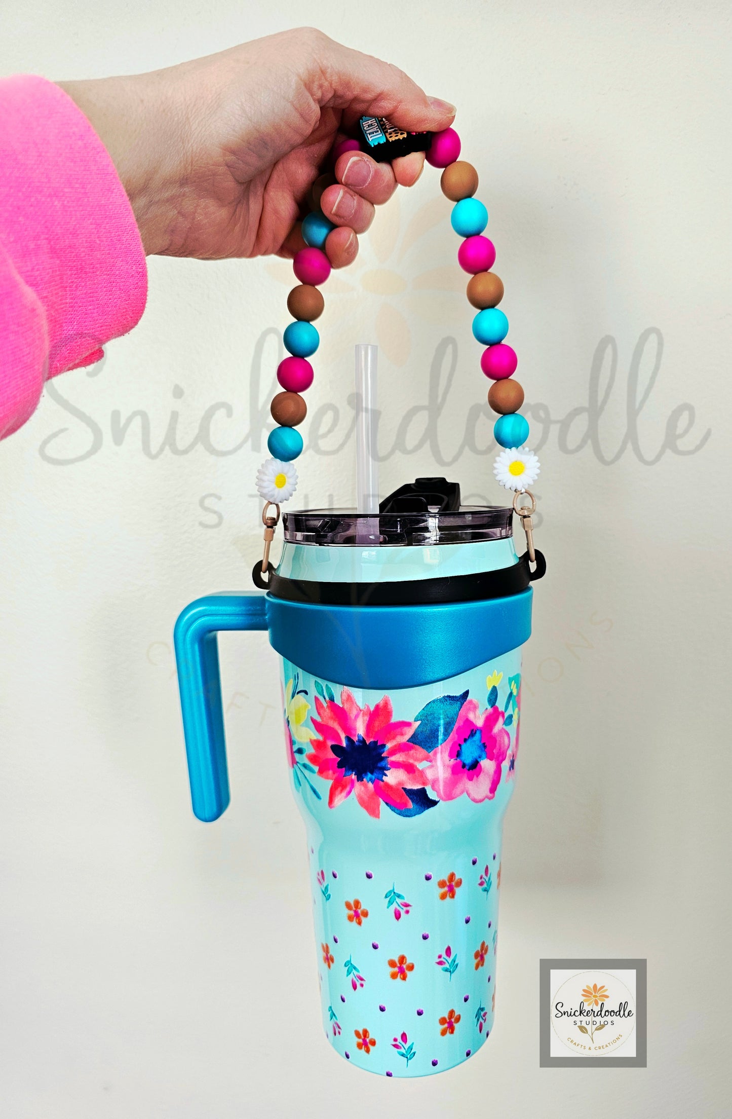 Tumbler Strap, Cup Charm, & Straw Charm
