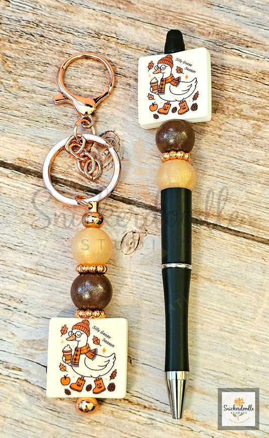 Silly Goose Season Pen & Keychain Set