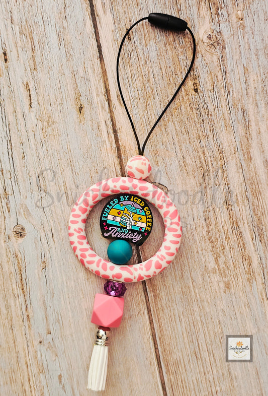 Coffee & Anxiety Car Charm