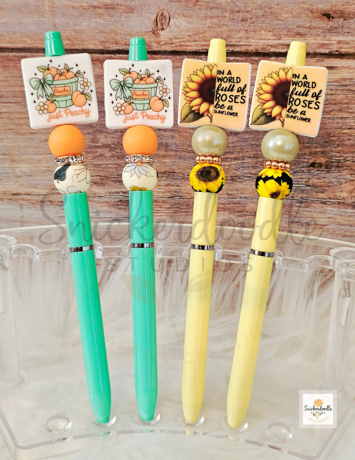 Just Peachy & Be A Sunflower Pens