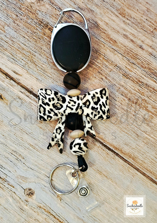 Beaded Retractable Badge Reel