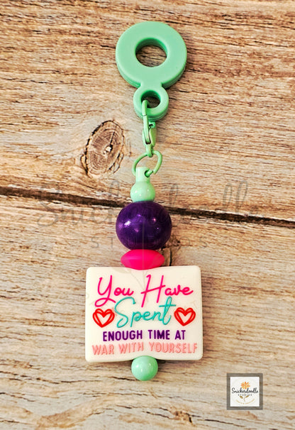 Faith/Mental Health Straw Charms