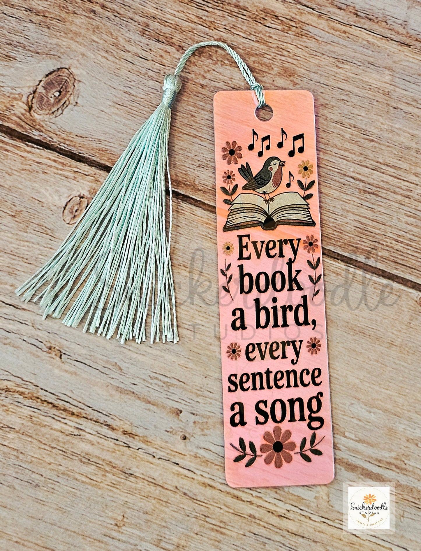 Iridescent Rectangular Acrylic Bookmarks