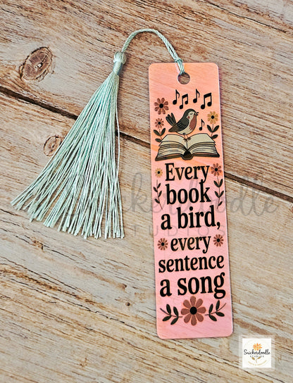 Iridescent Rectangular Acrylic Bookmarks