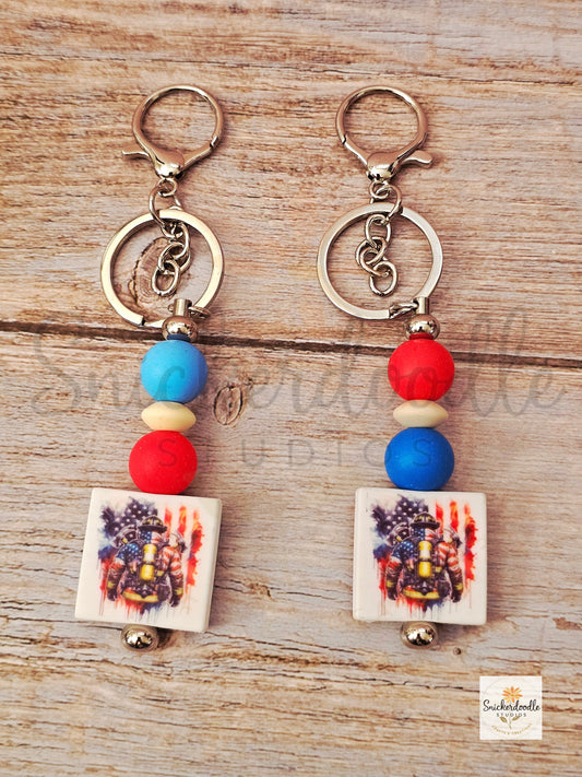 Firefighter Keychains
