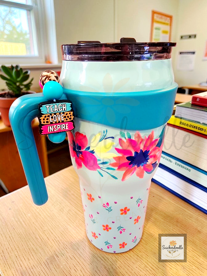 Tumbler Strap, Cup Charm, & Straw Charm