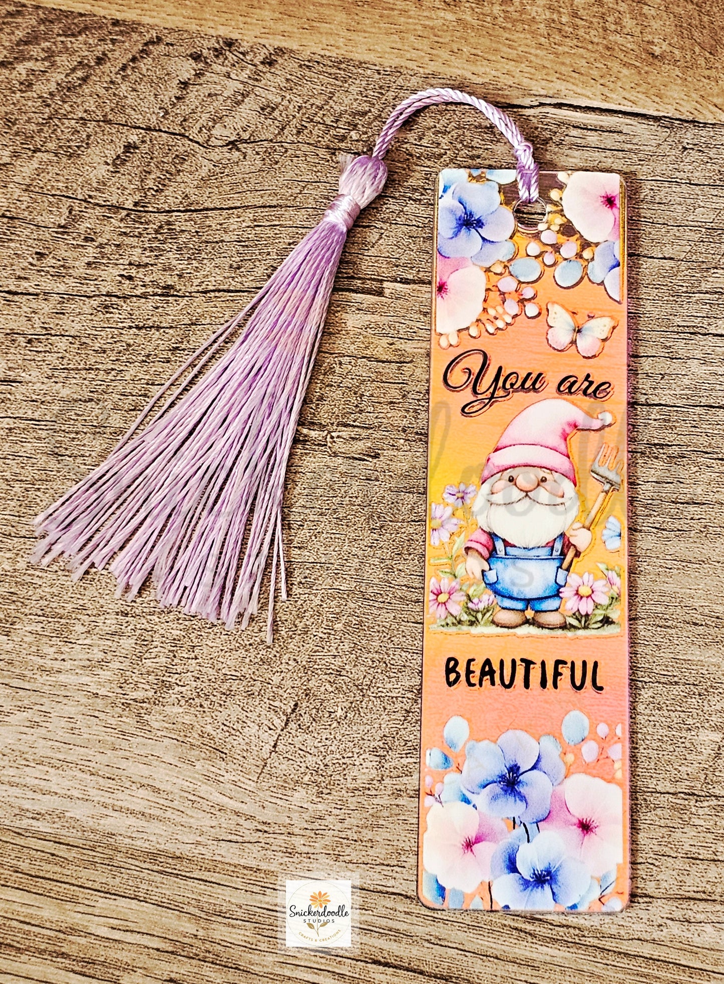 Acrylic Iridescent Gnome Bookmarks