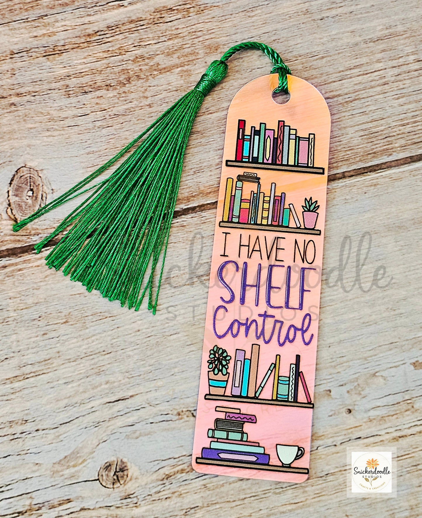 Iridescent Rounded Acrylic Bookmarks