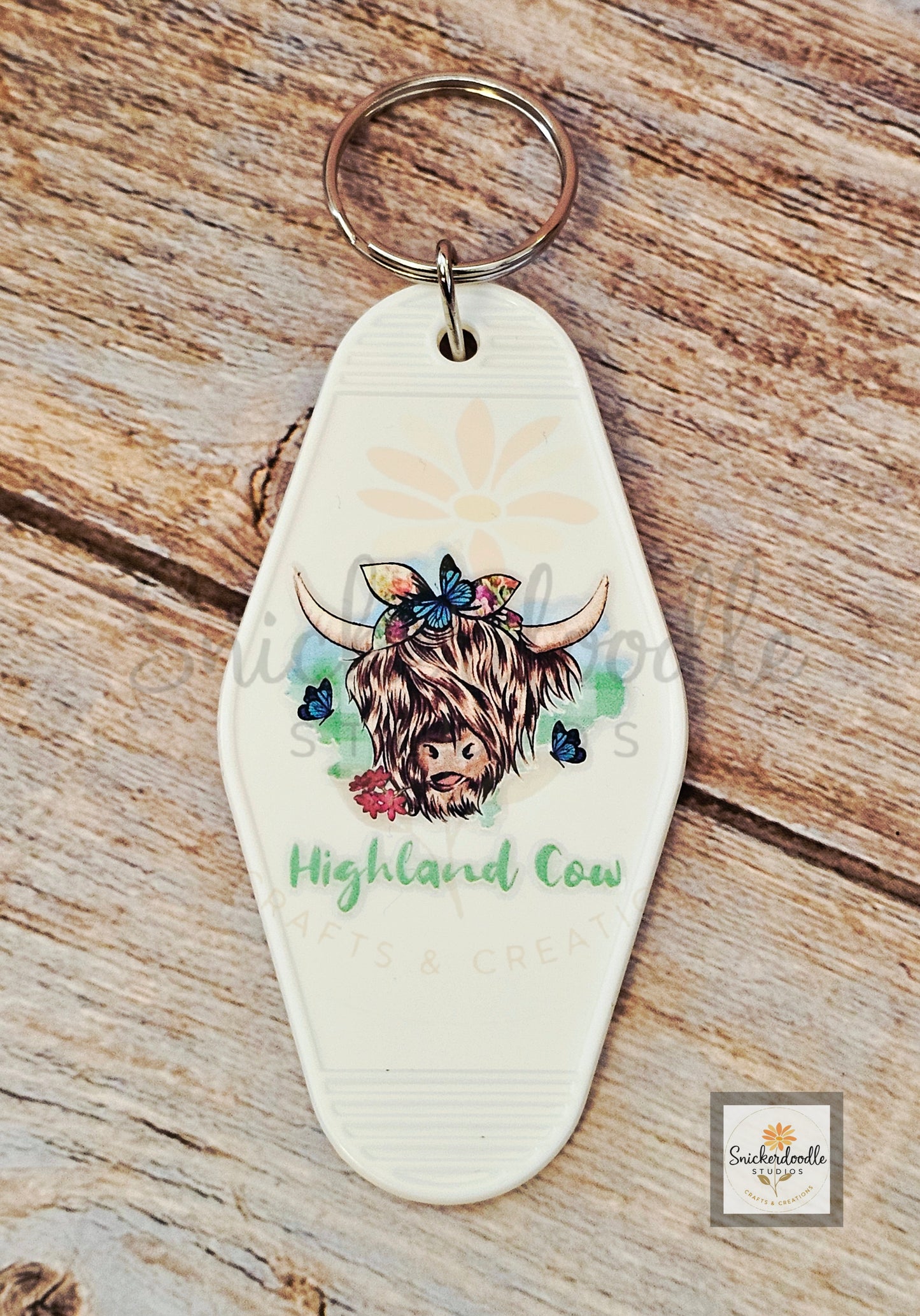 Cow-themed Motel Keychains #3